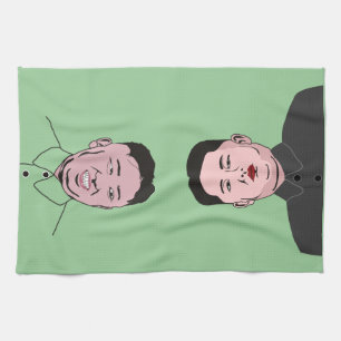 Stolid Kim Jong-un Tea Towel