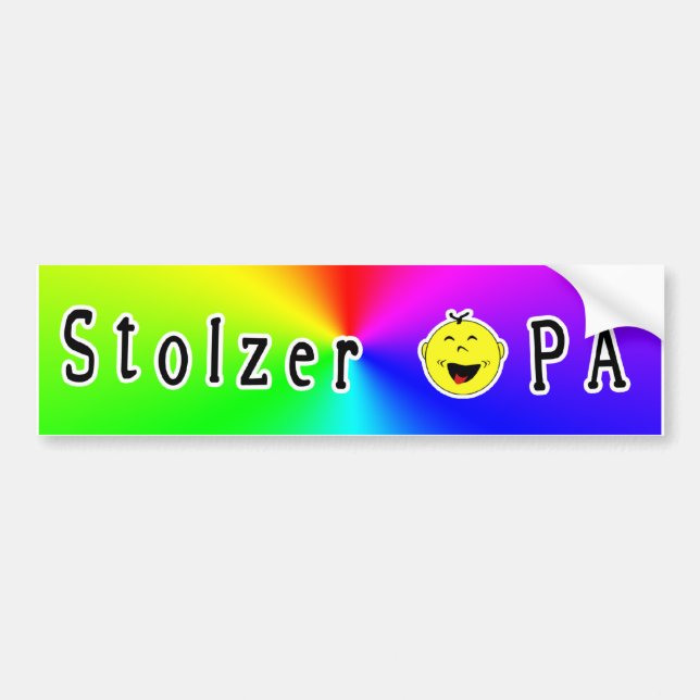 Stolzer OPA Bumper Sticker (Front)