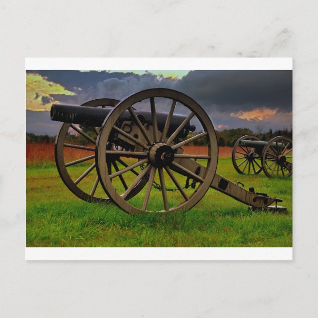 Stom over the Battlefield Postcard (Front)