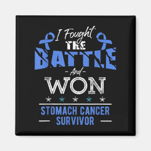 Stomach Cancer Awareness Cancer Survivor Fighter Magnet