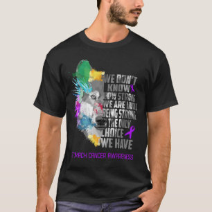 Stomach Cancer Awareness Ribbon Support Gifts T-Shirt