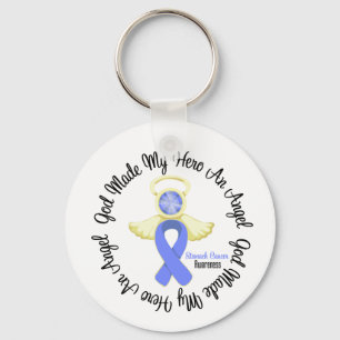 Stomach Cancer God Made My Hero An Angel Key Ring