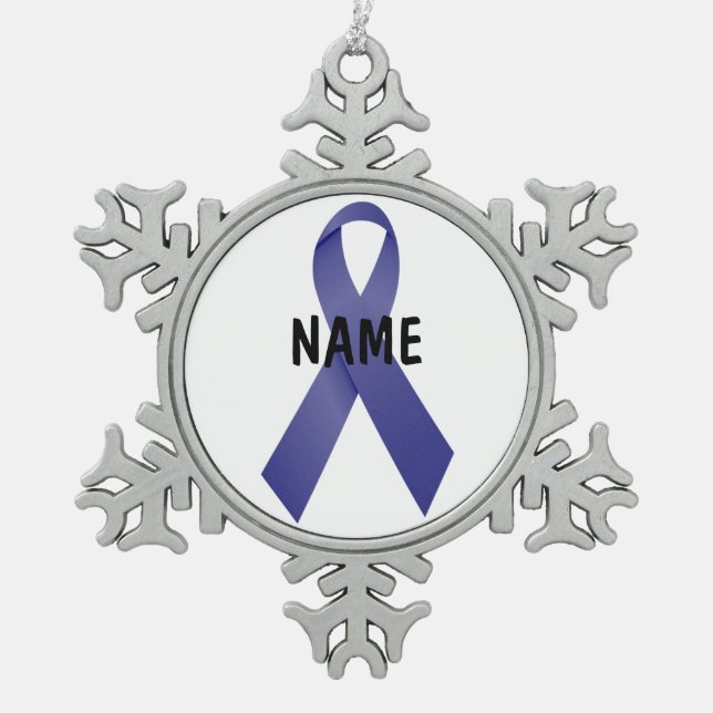 Stomach Cancer Memorial Ornament (Front)