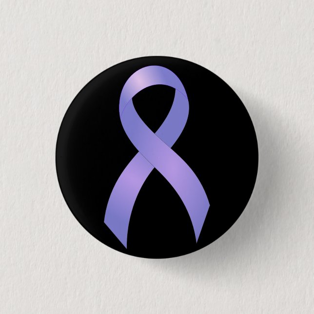Stomach Cancer Periwinkle Ribbon 3 Cm Round Badge (Front)
