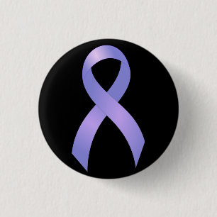 Stomach Cancer Periwinkle Ribbon 3 Cm Round Badge
