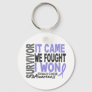 Stomach Cancer Survivor It Came We Fought I Won Key Ring