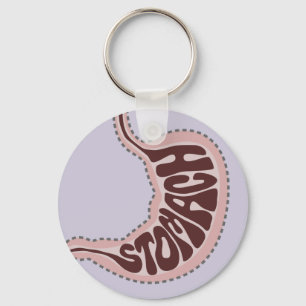 Stomach Key Ring