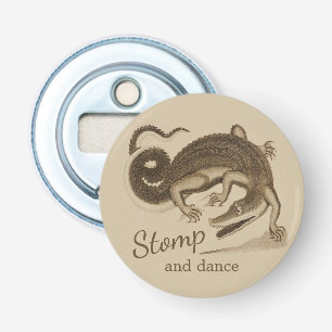 Stomp and dance CC0893 Wild happy crocodile Bottle Opener