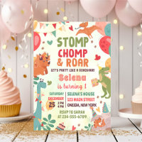 Stomp Chomp And Roar Dinosaur Birthday Party