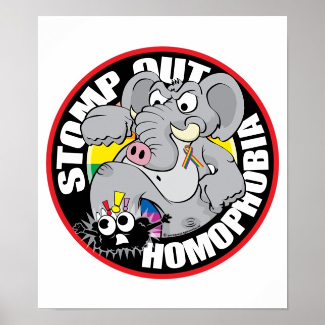 Stomp Out Homophobia Poster (Front)
