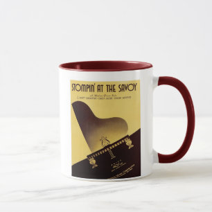 Stompin' At the Savoy Vintage Songbook Cover Mug
