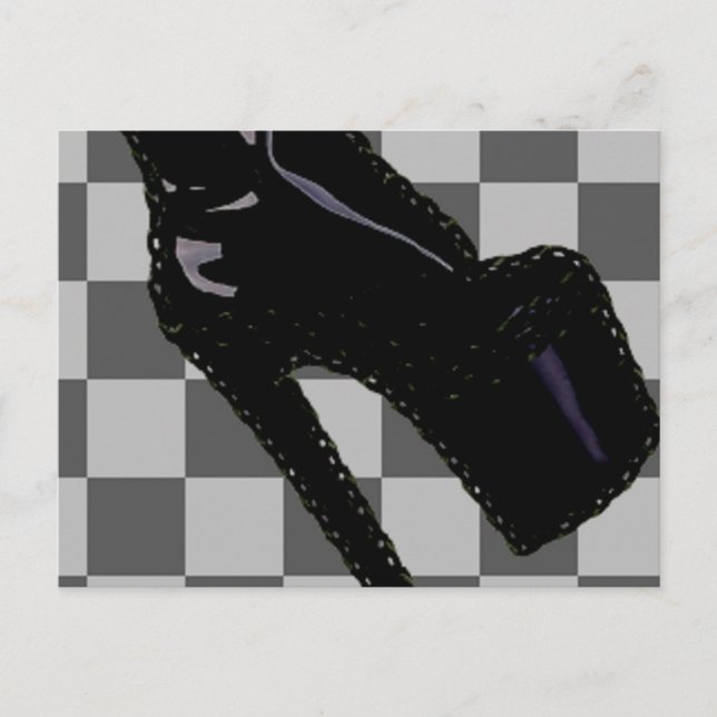 STOMPING BOOT POSTCARD (Front)