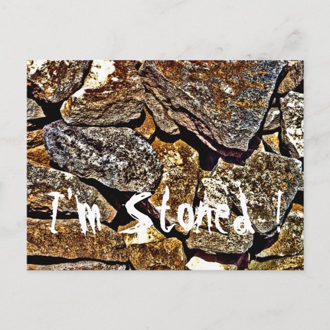 Stone Abstract Postcard (Front)