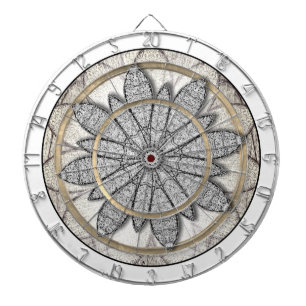 Stone Accents Design Dart Board