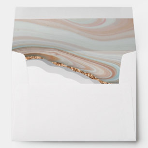 Stone Agate Marble Texture 5x7 Invitation Envelope