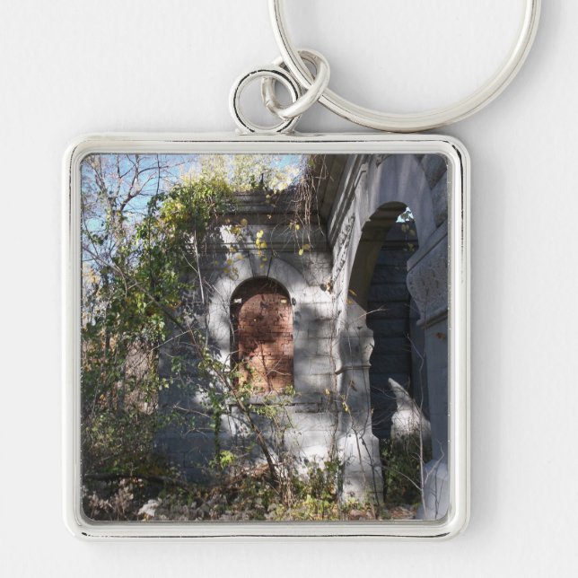 Stone and Brick Key Ring (Front)