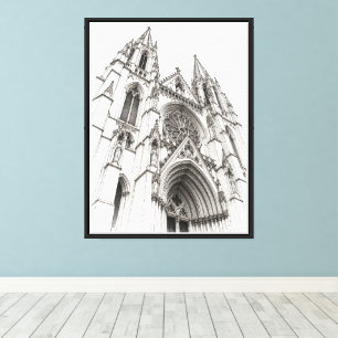 Stone and Shadow Canvas Print