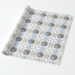 Stone and Water Yin Yang Wrapping Paper