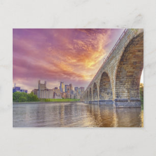 Stone Arch Bridge Postcard