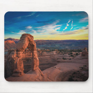Stone arch landscape mouse mat