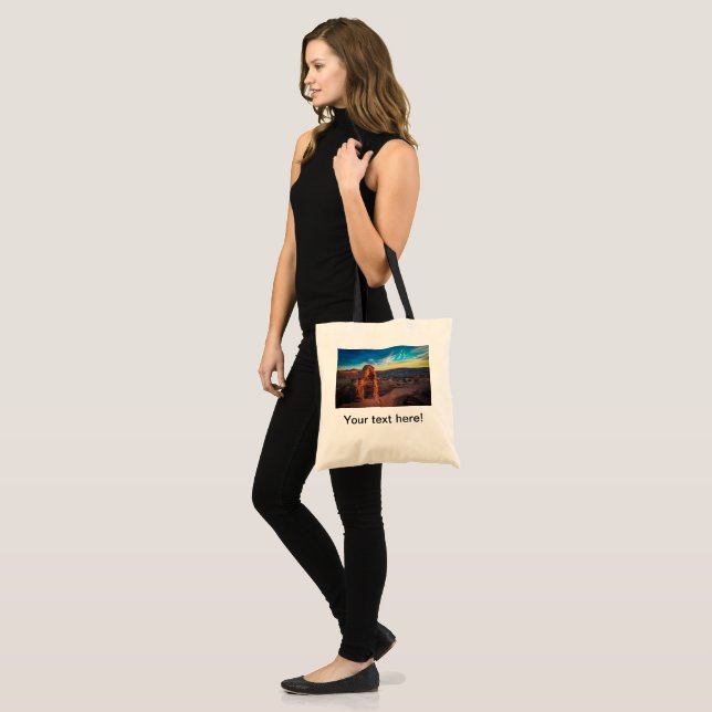 Stone arch tote bag (Front (Model))