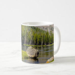 Stone At Madison River Coffee Mug