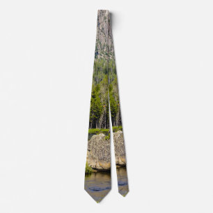 Stone At Madison River Neck Tie