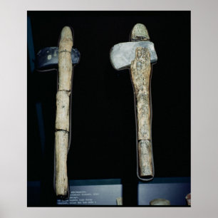 Stone Axes, prehistoric Poster
