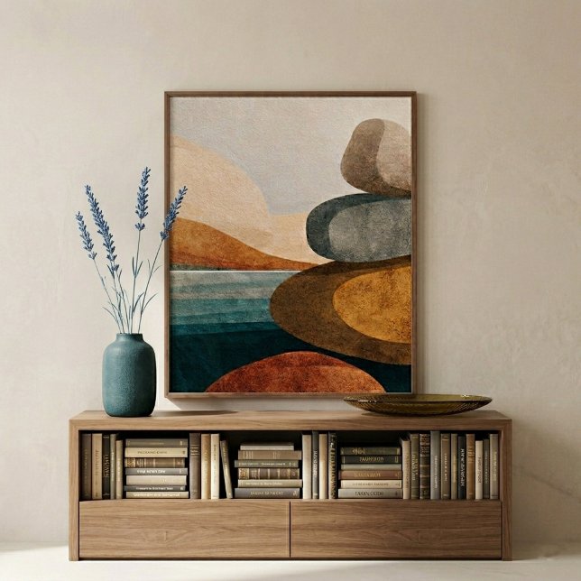 Stone Balance Wall Art for Modern Neutral Decor (Creator Uploaded)