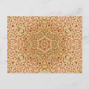 Stone Beach  Vintage Fractal Kaleidoscope Postcard