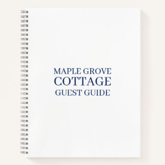 Stone Blue Guest Feedback Rental Journal