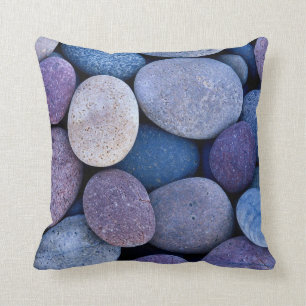 Stone blue rocks cushion