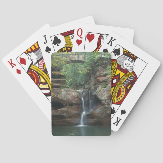 Stone Bridge and Waterfall Playing Cards (Back)