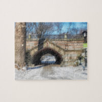 Stone Bridge - Central Park in Winter