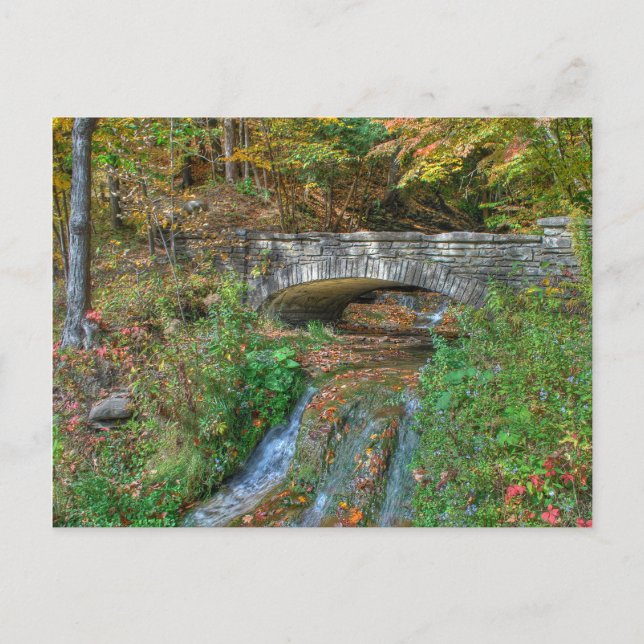 Stone Bridge in Autumn Postcard (Front)