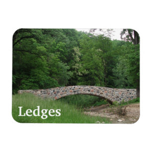 Stone Bridge, Ledges State Park, Iowa Magnet