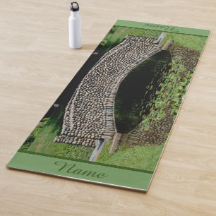 Stone Bridge Lilypads Nature Personalised Yoga Mat