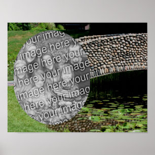 Stone Bridge Nature Frame Create Your Own Photo Poster