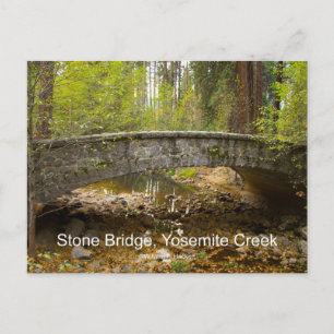 Stone Bridge Yosemite Creek November Products Postcard