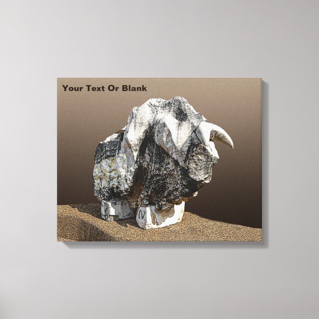 Stone Bull - Ma'alot Canvas Print (Front)
