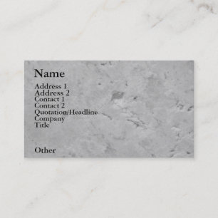 Stone Business Card