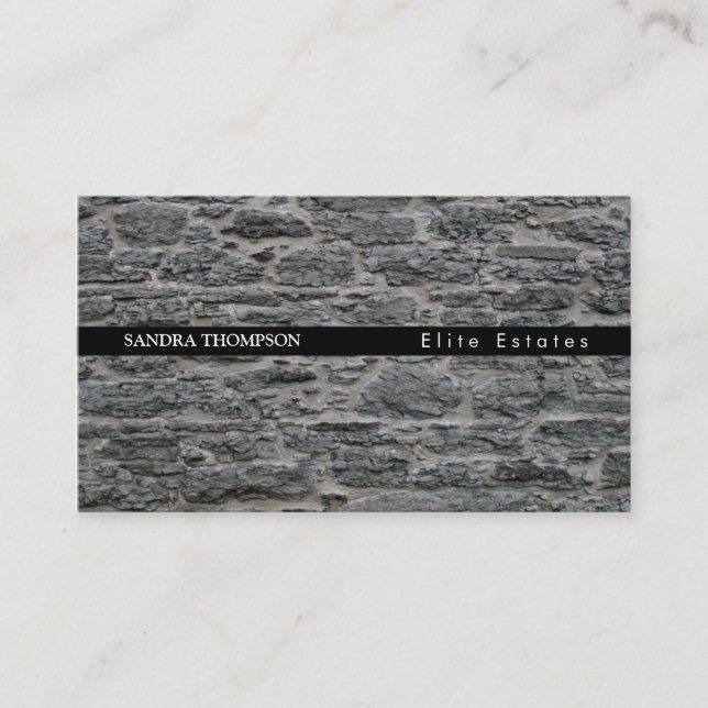 Stone Business Card (Front)