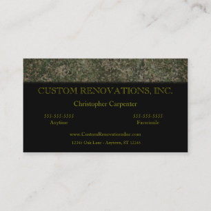 Stone Business Card Template