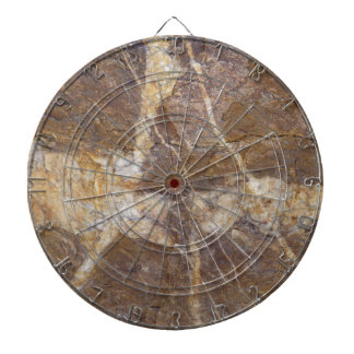 stone calligraphy dartboard