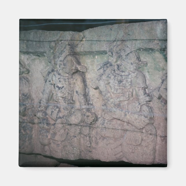 Stone Carved Ancient Mayan Ruins Copan Honduras Magnet (Front)