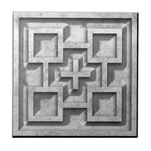 Stone carving, imitation tile