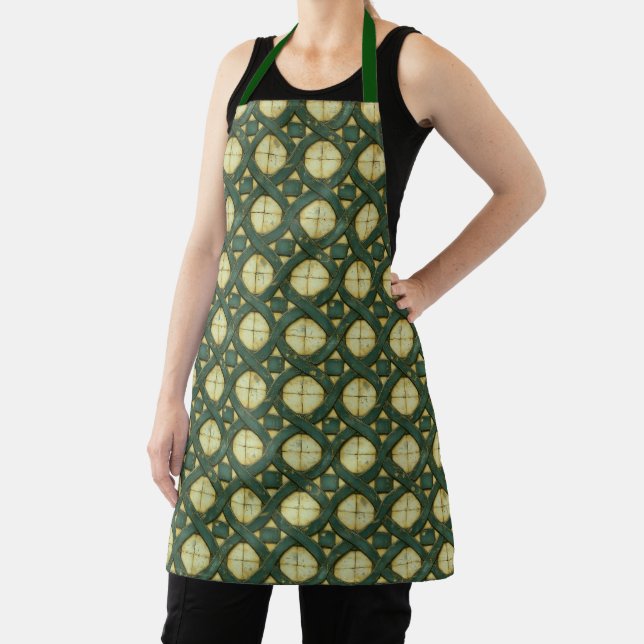 Stone Celtic Weave Apron (Insitu)