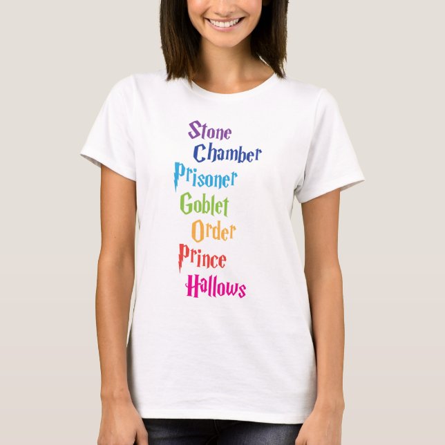 Stone Chamber Prisoner Goblet Order Prince Hallows T-Shirt (Front)