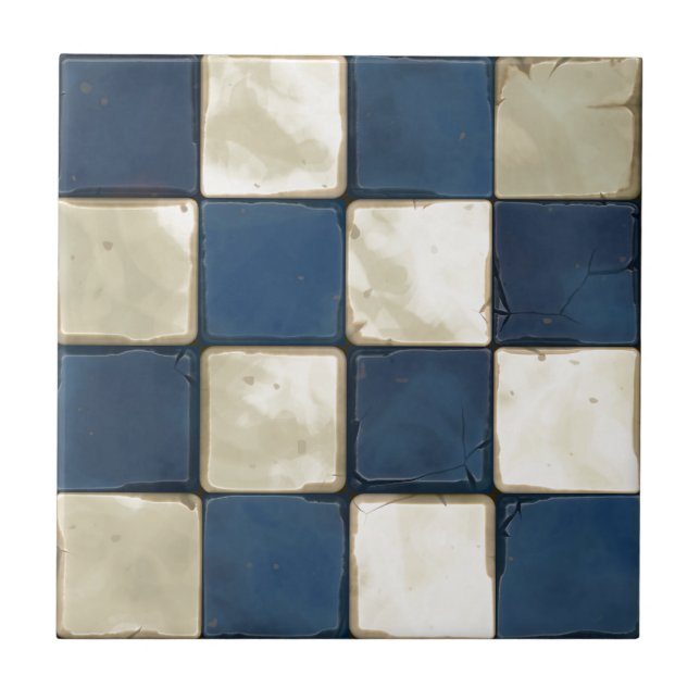 Stone Chequerboard Tile (Front)