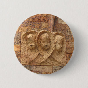 Stone Citizens three granite infants 6 Cm Round Badge